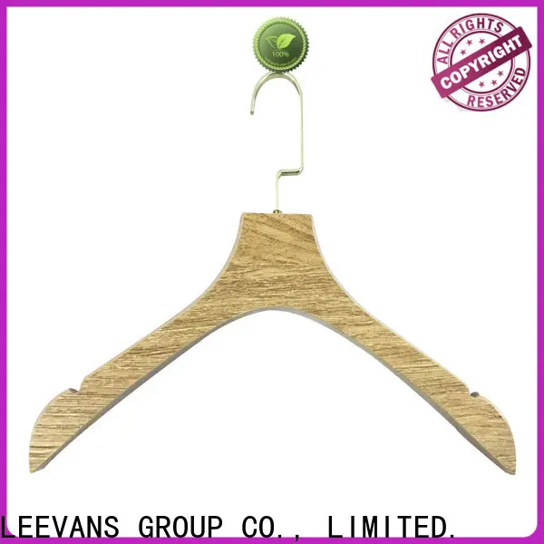 LEEVANS cloth black wooden clothes hangers Suppliers for children 1