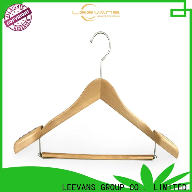 Best white wooden coat hangers painting Supply for trouser 1