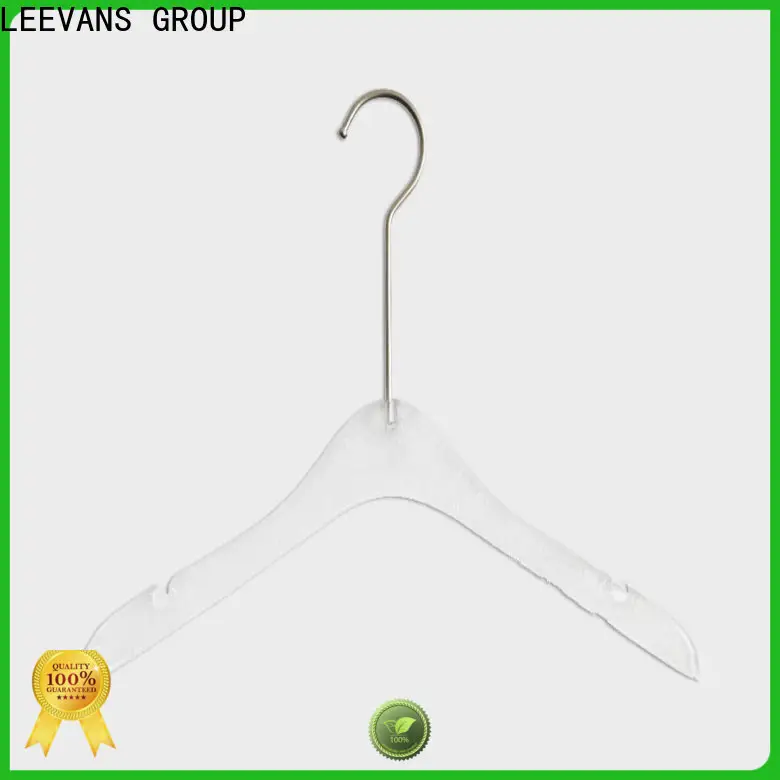 LEEVANS High-quality clear acrylic hangers Supply for suits 1