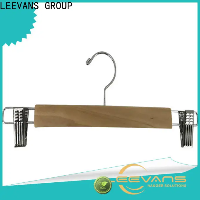 LEEVANS hangers baby wooden coat hangers factory for skirt 1
