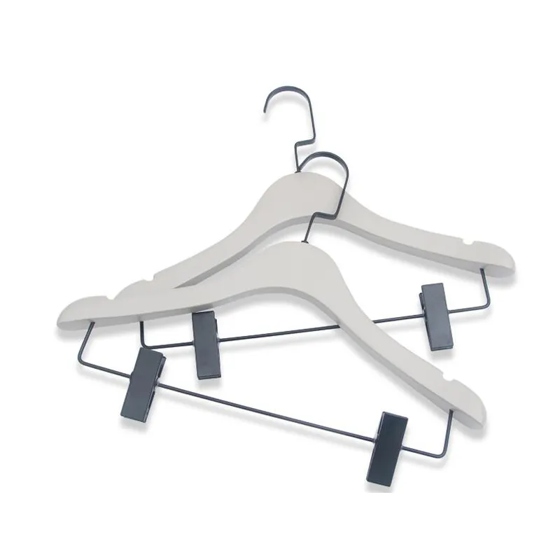 LEEVANS laminated clothes hangers for trousers for business for kids 2