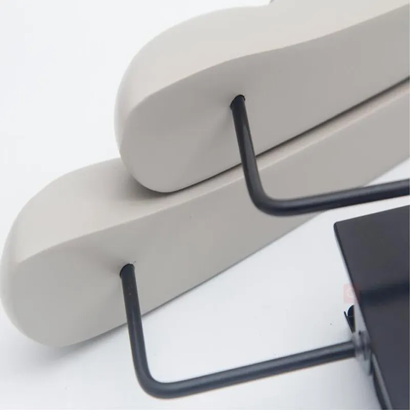 LEEVANS laminated clothes hangers for trousers for business for kids 3