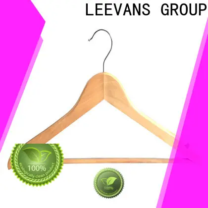 LEEVANS Wholesale pink wooden hangers factory for skirt 1