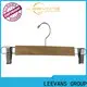 Top wooden pants hangers with clips or manufacturers for children 1