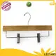 LEEVANS Top wooden coat hangers for sale Suppliers for trouser 1