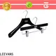 New dark wood coat hangers design company for trouser 1