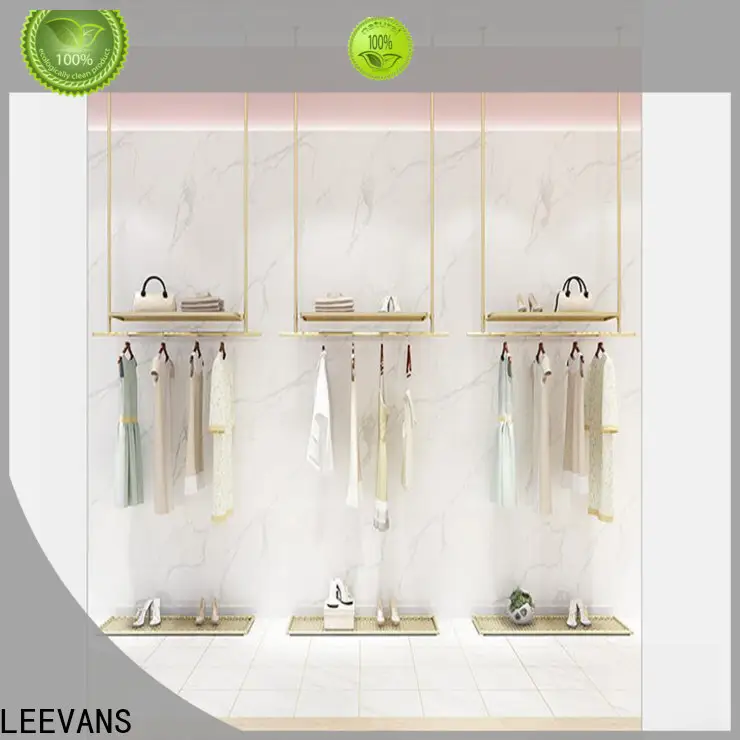 LEEVANS Wholesale clothes display stand for business 1