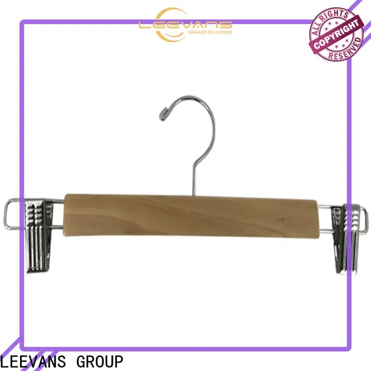 LEEVANS High-quality wooden laundry hanger factory for clothes 1