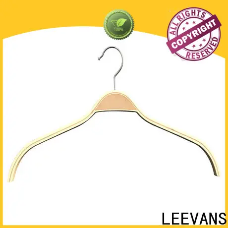 Custom slim wooden hangers skirt factory for clothes 1