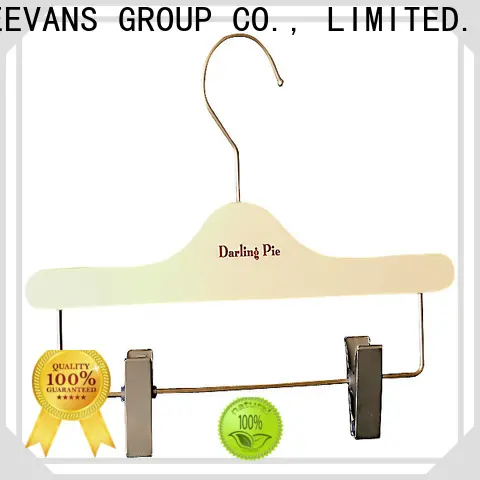 Best quality wooden hangers clamp manufacturers for children 1