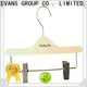 Best quality wooden hangers clamp manufacturers for children 1