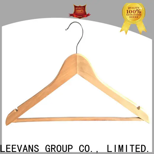 LEEVANS painting black wooden hangers company for skirt 1