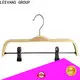 LEEVANS quality wooden closet hangers Suppliers for pants 1
