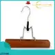 LEEVANS New wooden coat hangers with clips factory for kids 1