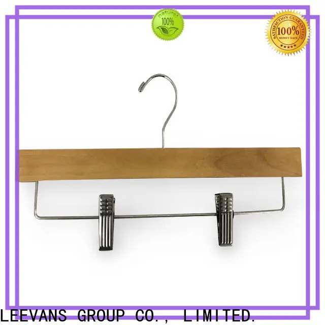 LEEVANS Custom men's coat hangers Suppliers for trouser 1