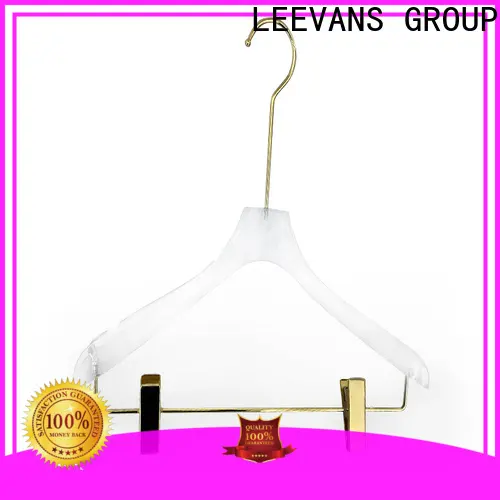 LEEVANS sale clear clothes hangers Suppliers for suits 1