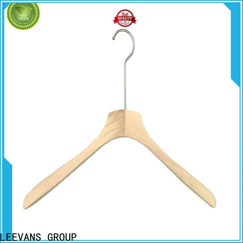 LEEVANS clips best wooden suit hangers manufacturers for pants 1