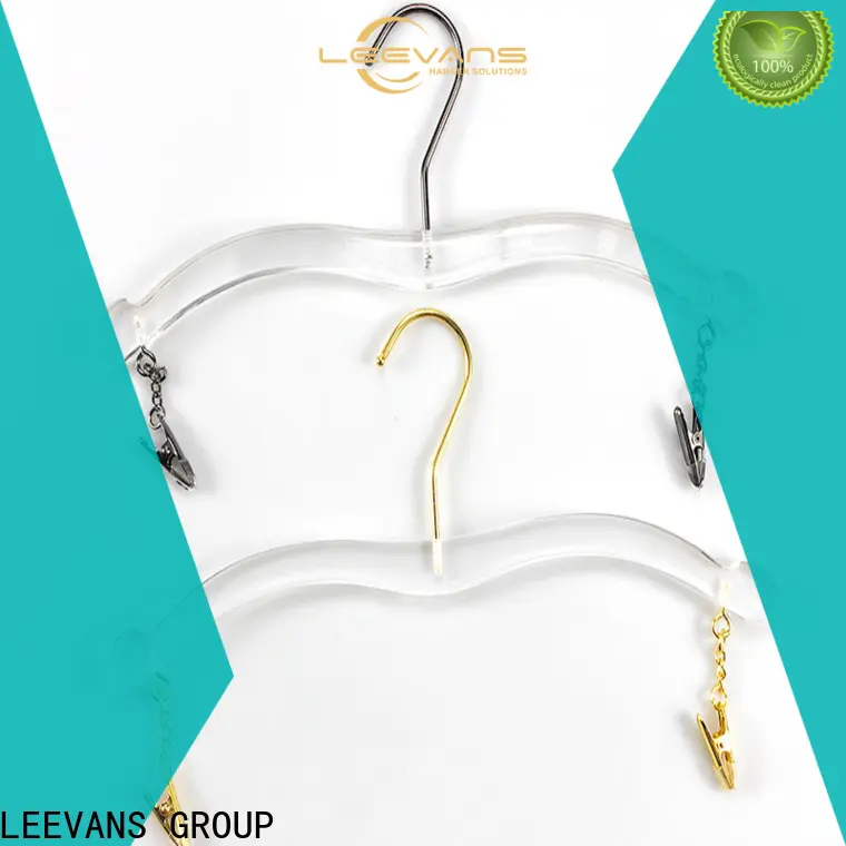 LEEVANS perspex acrylic hangers wholesale factory for sweaters 1