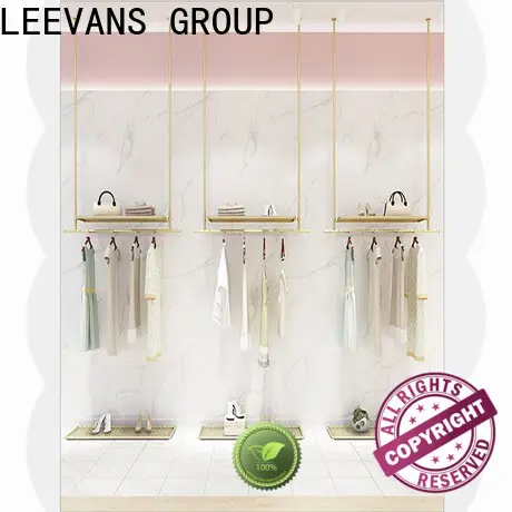 LEEVANS Wholesale clothes display stand factory 1