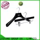 LEEVANS Wholesale buy wooden hangers Suppliers for pants 1