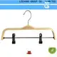 Wholesale black wooden coat hangers top factory for trouser 1