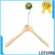 Latest white wooden coat hangers clamp factory for kids 1