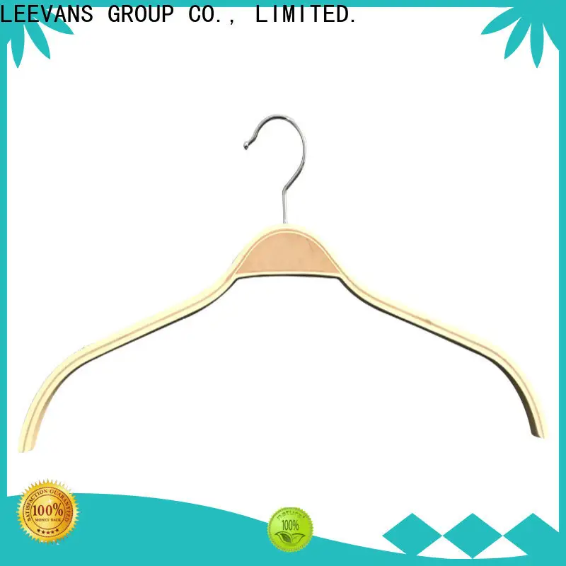 LEEVANS Custom where can i buy wooden hangers company for pants 1