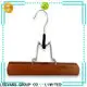 LEEVANS High-quality wooden coat hangers with clips manufacturers for skirt 1
