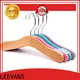 LEEVANS finish white wooden clothes hangers company for skirt 1