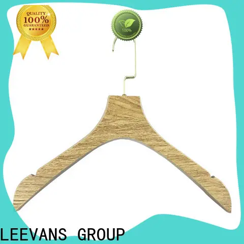 LEEVANS High-quality black wooden hangers wholesale manufacturers for children 1