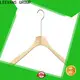 LEEVANS Wholesale heavy duty wooden coat hangers company for skirt 1