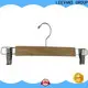 LEEVANS hook dark brown wooden hangers factory for children 1