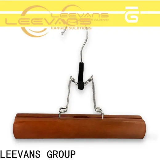 LEEVANS Custom large wooden coat hangers Supply for children 1