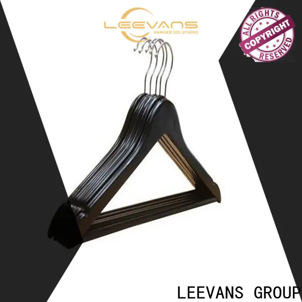 LEEVANS kids wooden coat hangers wholesale manufacturers for children 1