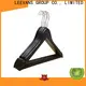 Wholesale black wooden coat hangers factory 1