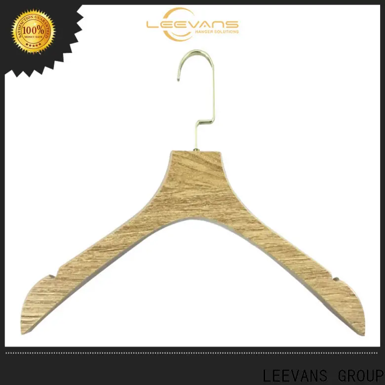 LEEVANS New small wooden coat hangers for business 1