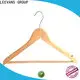 LEEVANS coloured wooden coat hangers factory 1