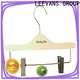 LEEVANS Top black wooden coat hangers Suppliers 1
