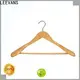 LEEVANS Best black wooden coat hangers factory 1