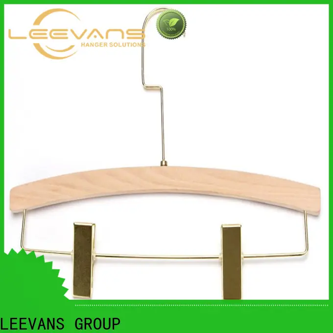 LEEVANS black wooden clothes hangers Suppliers 1