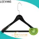 LEEVANS High-quality wooden trouser hangers with clips factory 1