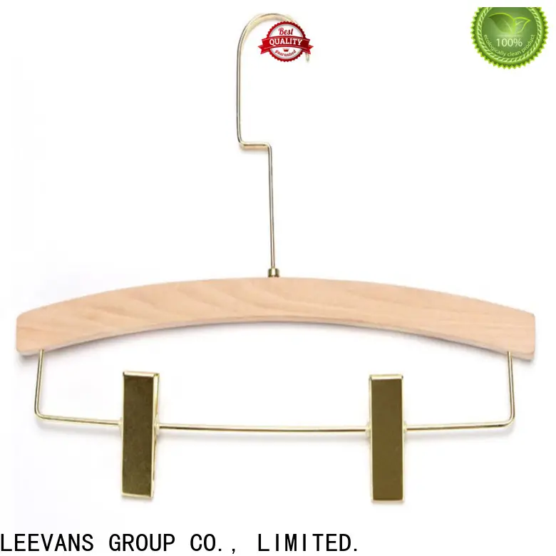 LEEVANS wood clothes hangers wholesale factory 1