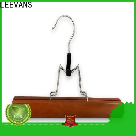 LEEVANS High-quality wooden cloth hanger factory 1