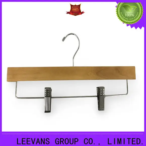LEEVANS Best wooden skirt hangers manufacturers 1