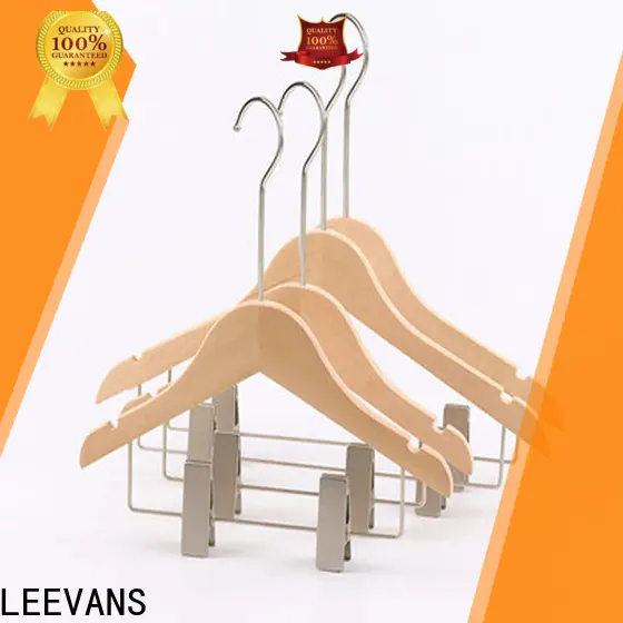 LEEVANS wooden baby clothes hangers manufacturers 1