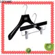 LEEVANS wooden coat hangers with trouser clips Supply 1