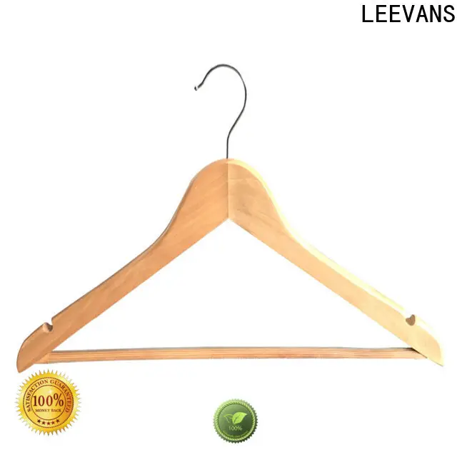 LEEVANS dark wood hangers factory 1