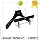 LEEVANS childrens white wooden coat hangers for business 1