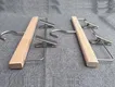 Wood Hangers with Clips Yes by LEEVANS 3