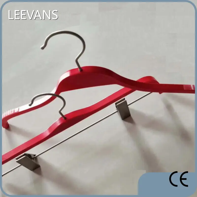 Kids White Wooden Hangers 43cm by LEEVANS 1